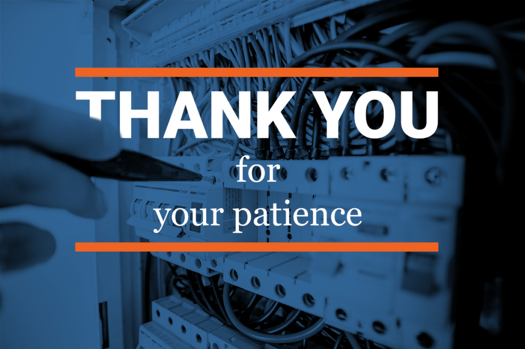 Thank you for your patience